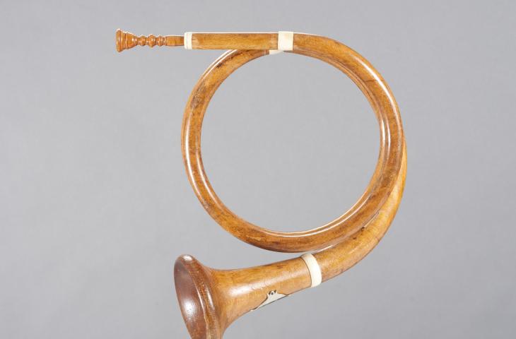Houten trompet, François de Vestibule, 1878, inv. 0573