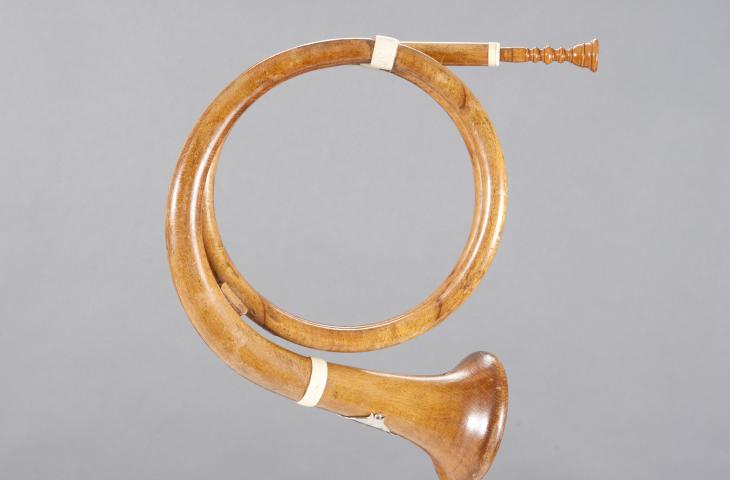 Wooden trumpet, François de Vestibule, 1878, inv. 0573