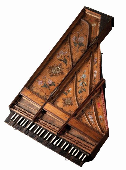 Clavecin de voyage, Jean Marius, Paris, 1709, inv. 0555