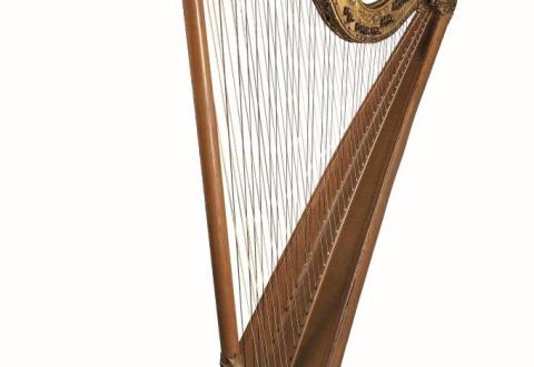 Harpe chromatique, Pleyel, Wolff, Lyon & Cie, Paris, fin 19e siècle, inv. 2000.001