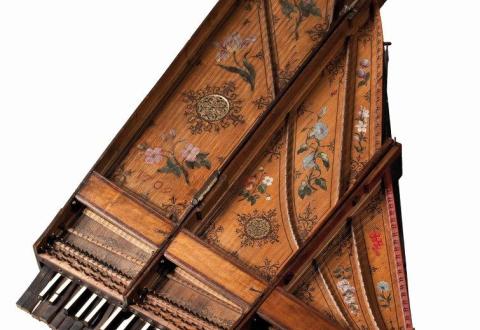 Clavecin de voyage, Jean Marius, Paris, 1709, inv. 0555