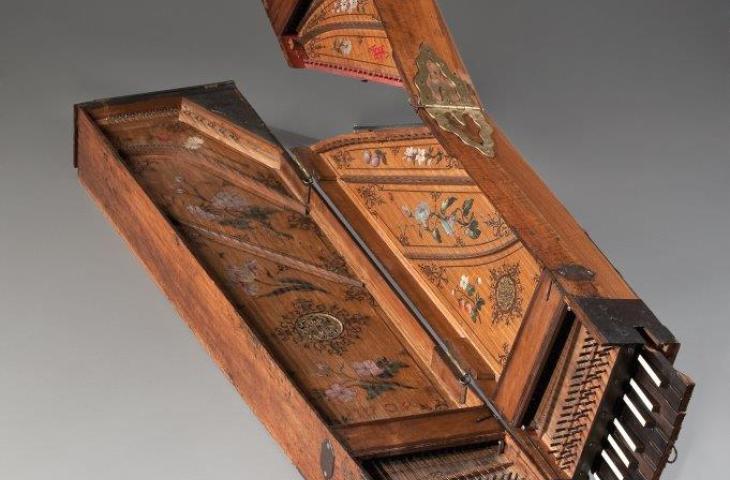 Clavecin de voyage, Jean Marius, Paris, 1709, inv. 0555