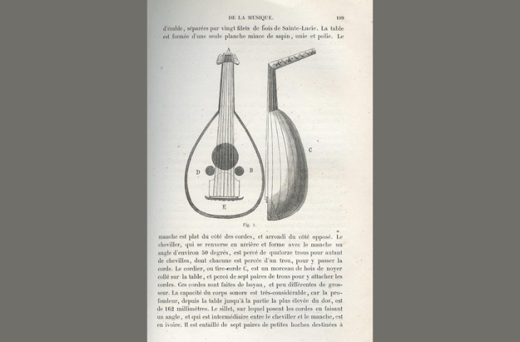 Extract from Histoire de la musique, François-Joseph Fétis, Brussels, 1869, vol. 2